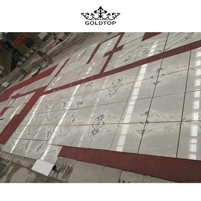 Golden/Yellow/Polished/Leathered/Honed/Flamed Milas White Customized Marble Tiles for Wall and Floor