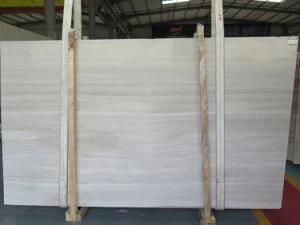 White Wooden Marble Big Slabs