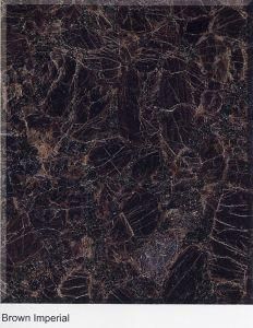 Brown Imperial Color Polished Granite for Slab/Tile/Stairs/Sinks