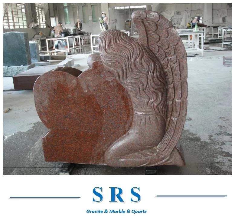 Multicolor Red Granite Headstone