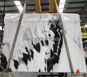 Chinese Panda White Marble Interior Slabs for Floor Wall Background