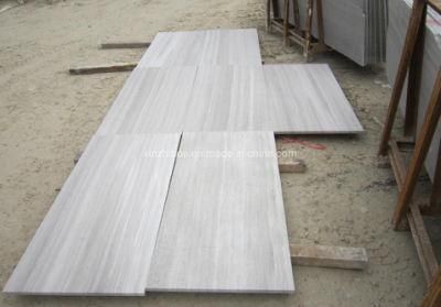 Timber White Marble for Wash Basin/Vanity Top/Wall Floor Tile/Interior Decoration