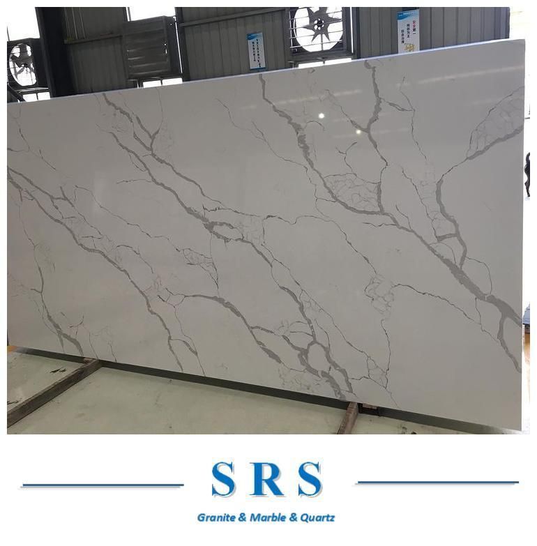 Calacatta White Quartz for Countertop/Vanity Top Price