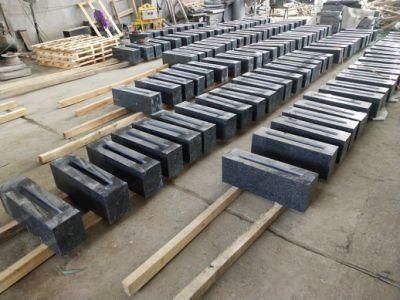 Black Granite Bases/ Kerbstones for Tombstone Monument Garden