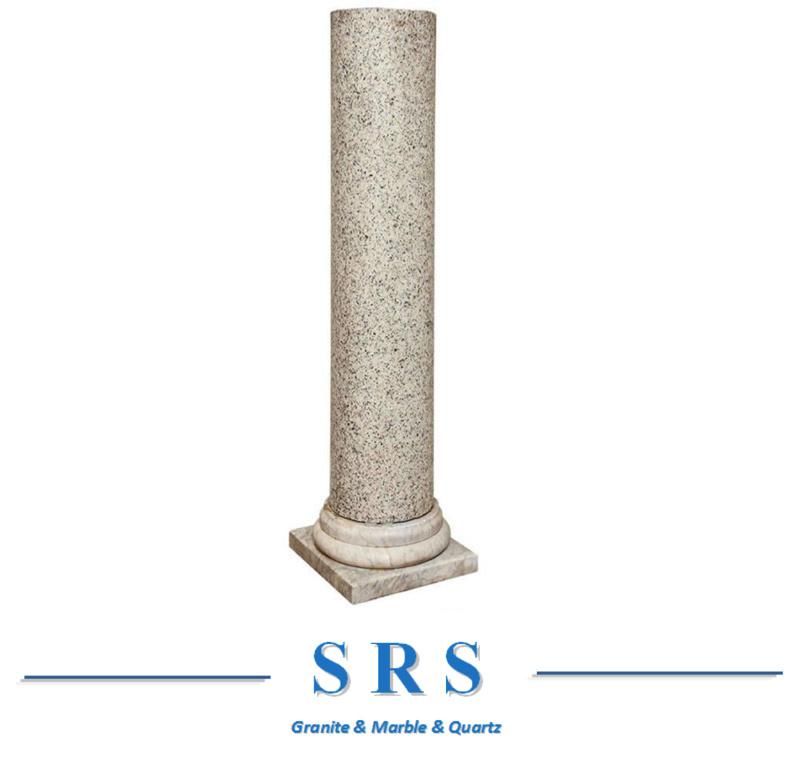 Natural Marble & Granite Stone Columns for Hotel/Villa/Shopping Mall/Infrastructual Projects Decoration