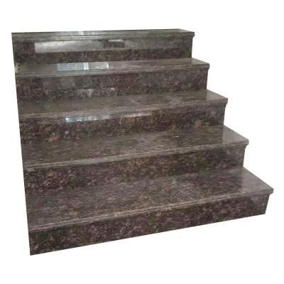 Factory British Brown Granite Stone Stairs Marble Ladder Customizable Natural Marble Stairs Marble Staircase