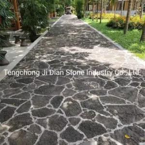 Backyard Lava Flagstone Hardscape Basalt Stone Patio Pavers