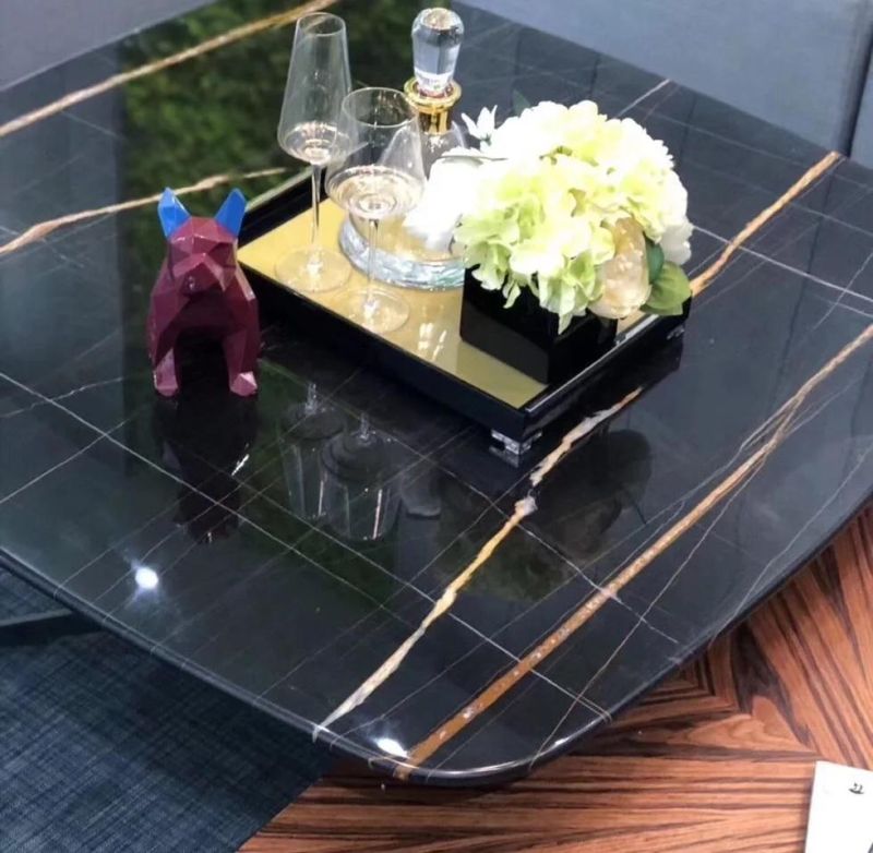 Natural Black Marble Countertops/Vantiy for Kitchen/Bathroom/Construction Hotel Project Wholesale