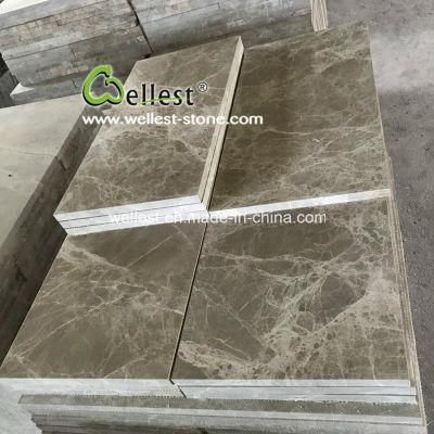 China Light Brown Emperador Marble Steps and Tiles