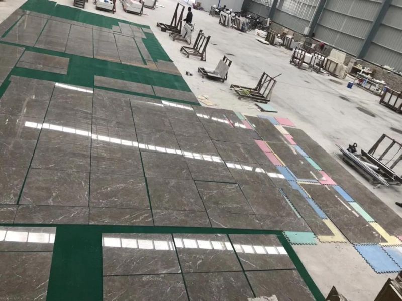 Natural Stone Cyprus Ash Dark Grey Marble Tiles for Customized Project