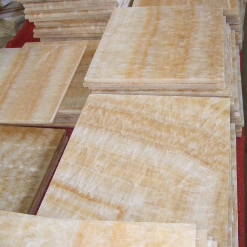 Chinese Supplier Yellow Onice Jade Marble Price Honey Yellow Onyx