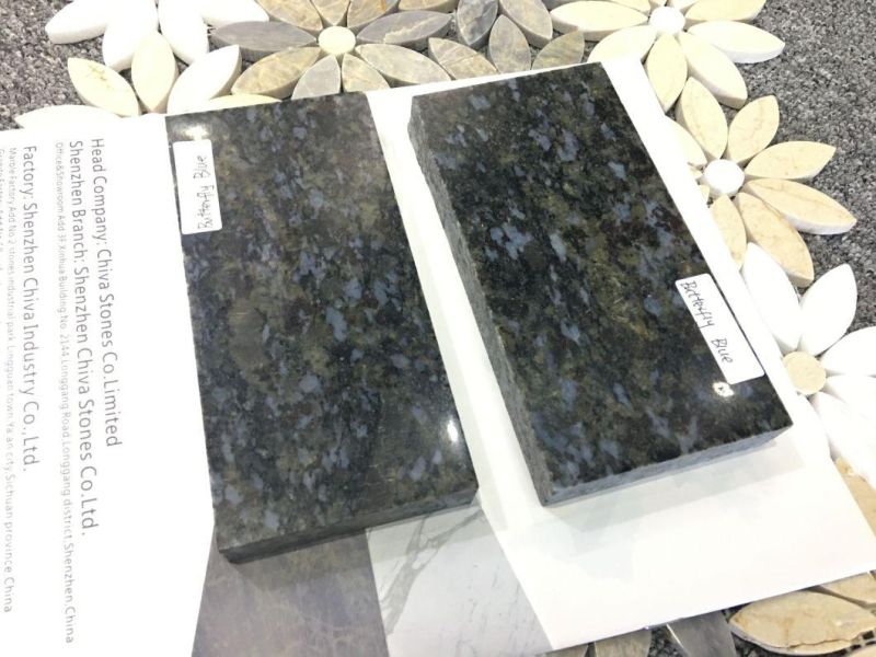 Butterfly Blue Granite Slabs Blue Granite Gravestone/Interior Decoration Wall/Floor Tile