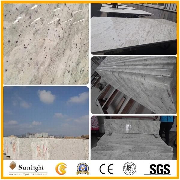 Affordable/Cheap Customize Natural Stone Andromeda White Granite Kitchen Countertops Price