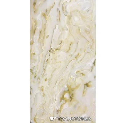 Translucent Engineered 6mm Alabaster Stone for Coaster