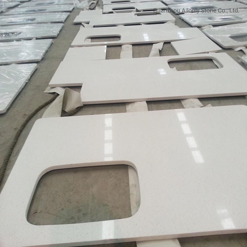Wholesale Slab Panel Solid Surface Kitchen Quartz Benchtop