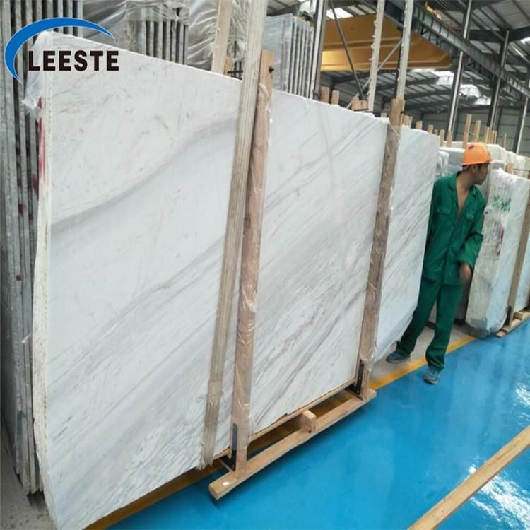 Volakas White Marble Italy White Marble with Grey Veins Polished Slabs Customized Size Tiles
