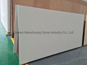 Super White Solid Surface Quartz Stone for Slab Table Countertop Kitchen Bathroom Vanity