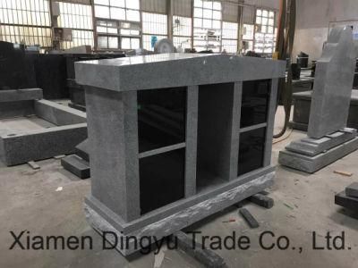 G603 Grey &amp; Shanxi Black Door Granite Columbarium for Cemetery Granite Cremation Columbarium for Sale