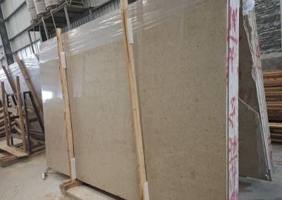Sinal Pearl Beige Marble Natural Light Yellow Beige Marble Polished Slabs Cut-to-Size Tiles