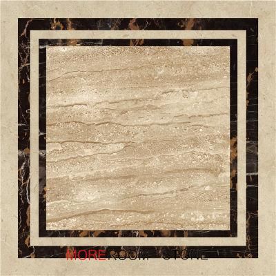 Water-Jet and Stone Madallion, Marble Pattern Floor Tiles