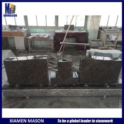 Indian Bohus Granite Upright Polished Headstones