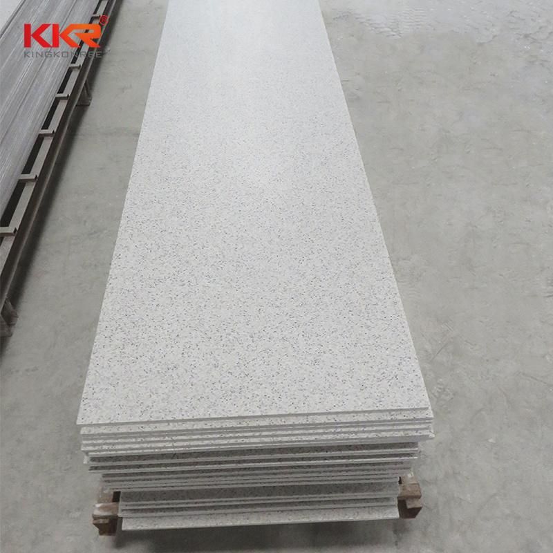 White Stone Solid Surface Sheets for Wall Decoration Material