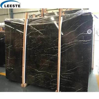 China St. Laurent Slab Dark Brown Marble