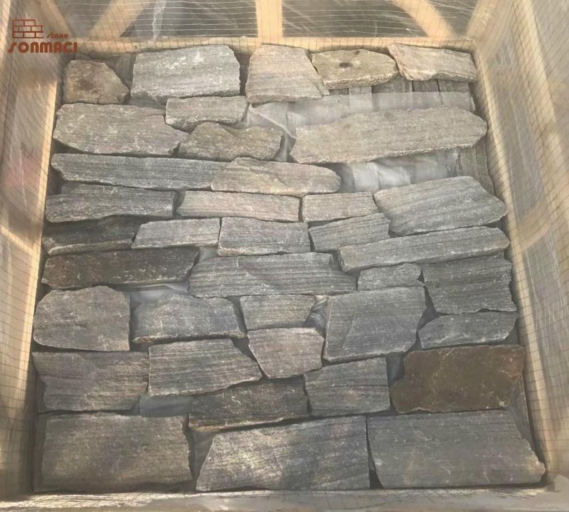 Beige Slate Loose Stone Veneer for Garden Decoration