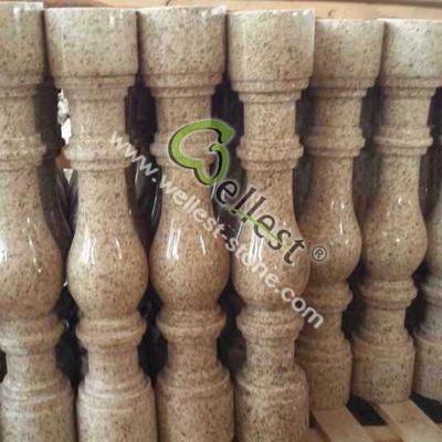Natural Stone Yellow/Red/Pink/Grey/Black/White Granite Baluster for Porches and Staircases