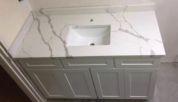 Wholesale Artificial Quartz Slab with Veins Polish for Wall Tile Flooring Tile