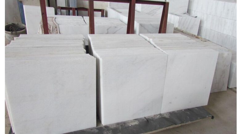 Cheap Chinese Guangxi White Marble Slab & Floor Tile for Building Decoration