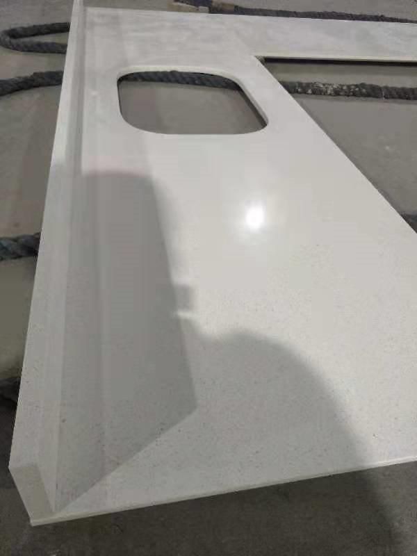 Blue Red White Artificial Quartz Countertop Vanity Tops, Kitchen Tops, Bathroom