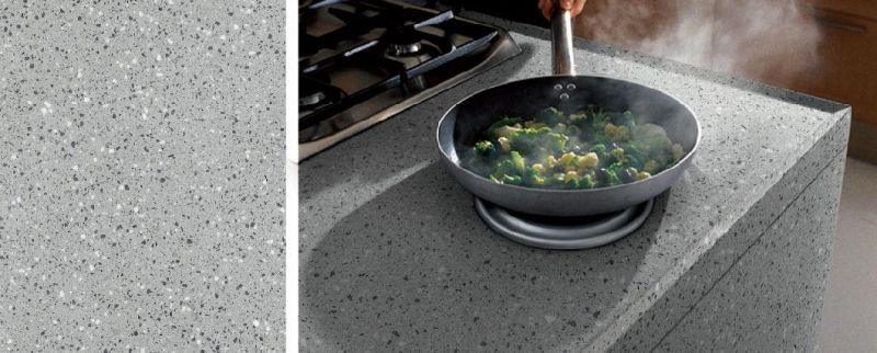 Artificial Slab/Tile/Vanity/Island/Countertops Artificial Quartz for Island/Kitchen Building Engineering