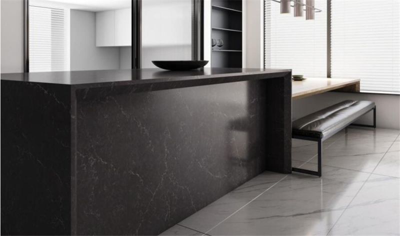 Sparkling White Quartz Artificial/Man-Made/Engineered Stone for Kitchen/Bathroom Countertop