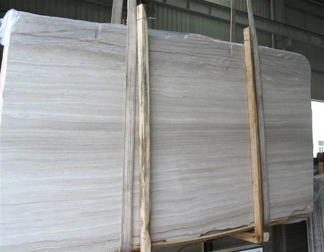 High Quality Popular White Wood White Oak White Serpeggiant Marble