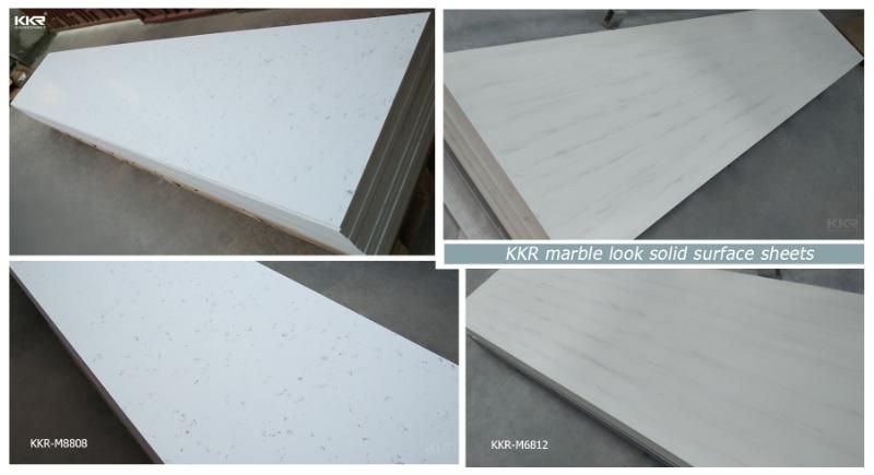 Artificial Resin Stone Acrylic Solid Surface Slabs Corian Sheet Price