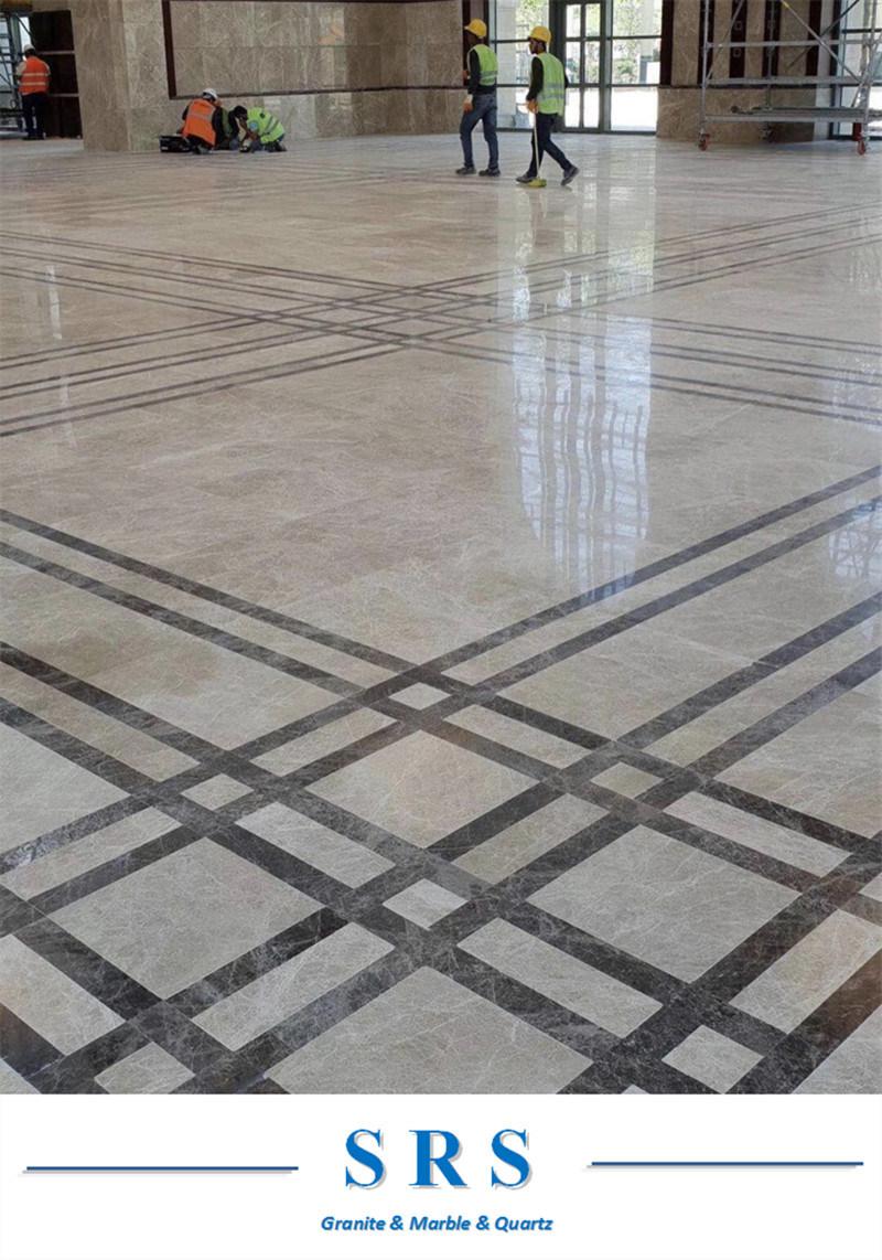 Natural Stone Scream Beige Light Emperador Brown Marble for Slabs/Tiles//Floor