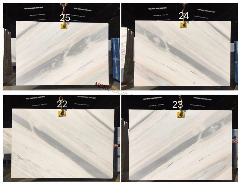 Italian Grade a Pallisandro White Marble