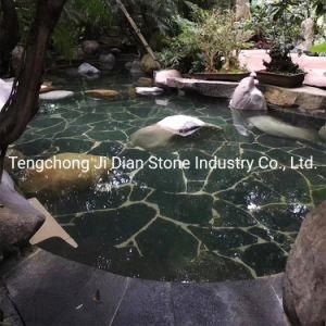 Beautiful Crazy Paving Volcanic Stone Paver