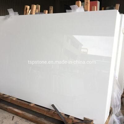 Nano White Marble Stone Glass Panel (NG008)