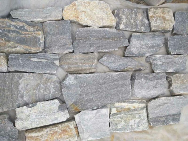 Limestone Paving The Outdoor Wall - Different Shapes