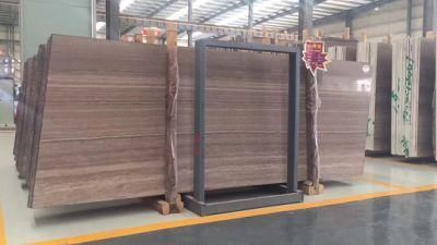 High Quality Coffee Wood/White Wood/Grey Wood Veins Marble Slabs