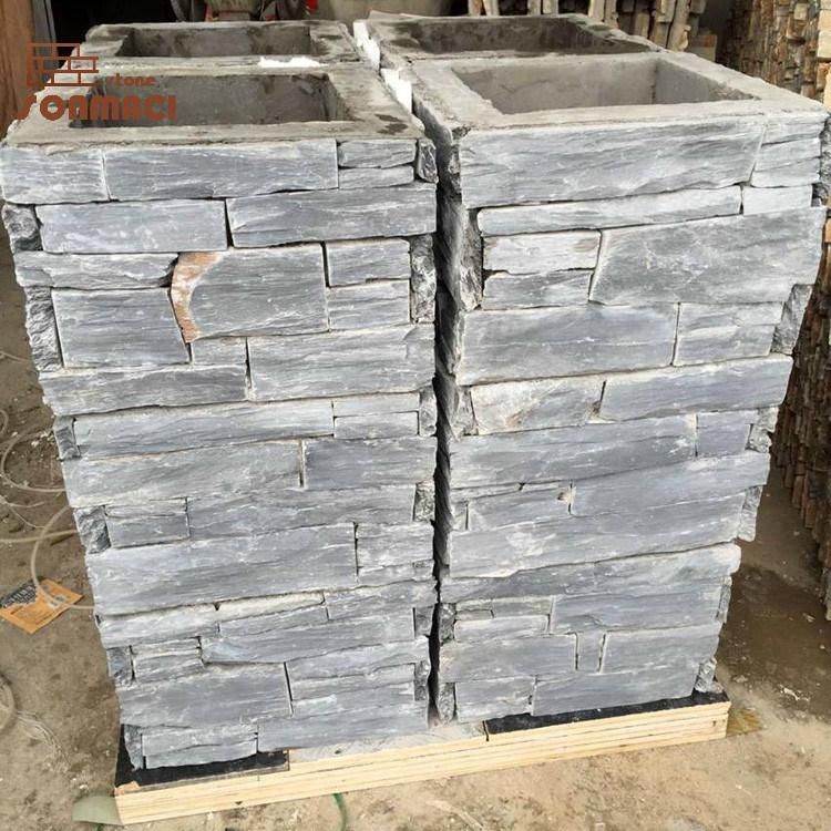 Natural Stone Fence Concrete Column Molds
