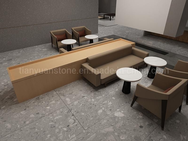 Building Material Marble with Veins Big Flower Artificial / Engineered Stone / Granite Slabs