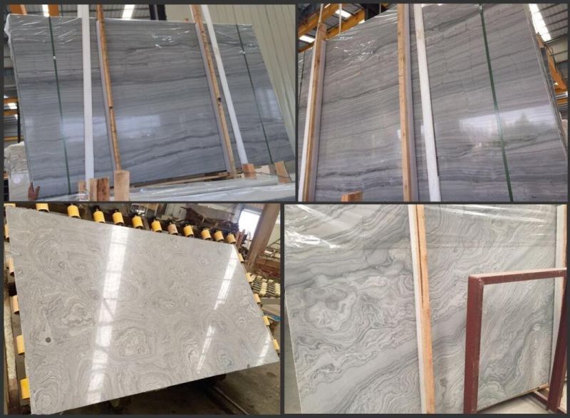 Blue Wooden Marble Natural Timber Blue Slabs