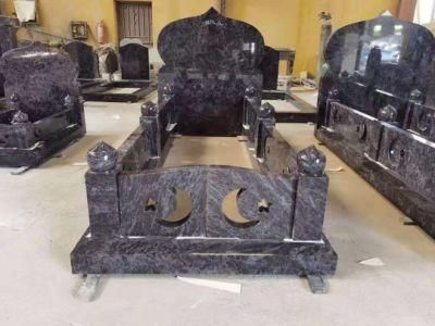 UK Monument Bahama Blue Granite Tombstone Gravestone Memorial