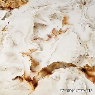 Faux Onyx Polished Alabaster Acrylic Sheet for Wall Panels
