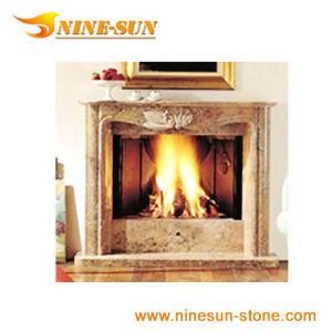Carved Surround Marble Fireplace