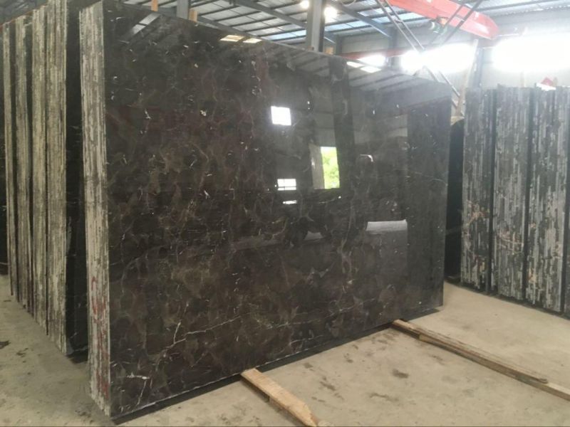 Dark Emparador Marble Slab