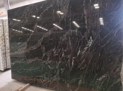 Paradiso Black Granite Natural Black Granite with White Busy Looking Veins